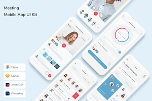 Meeting Mobile App UI Kit