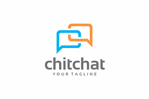 Chat Speech Bubbles Logo Design, a Branding & Logo Template by yopie