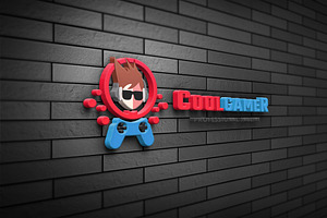 Cool Gamer Logo, a Branding & Logo Template by Design_Planet