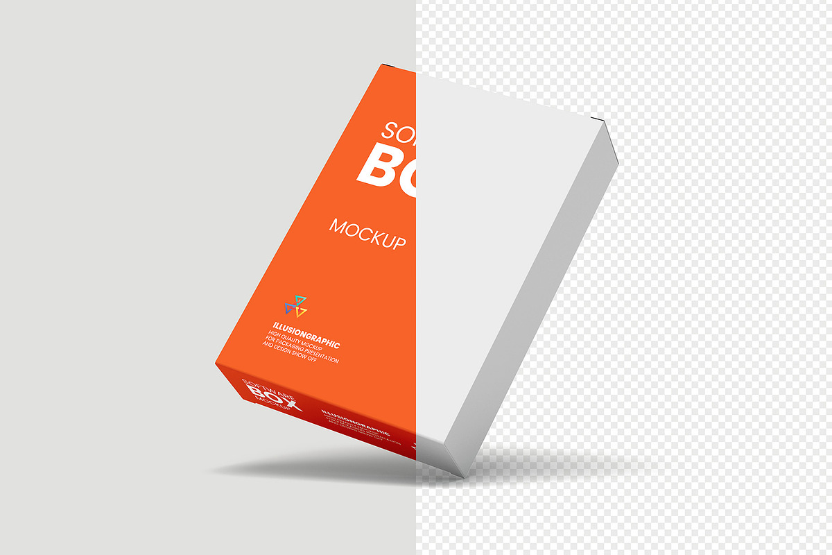 Software Box Mockup v.3 - 11 Views, a Packaging Mockup by Illusiongraphic (Photo 16 of 23)