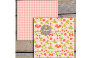 Strawberry Seamless Digital Papers, a Pattern Graphic by JennyL Designs (Thumbnail 6 of 6)