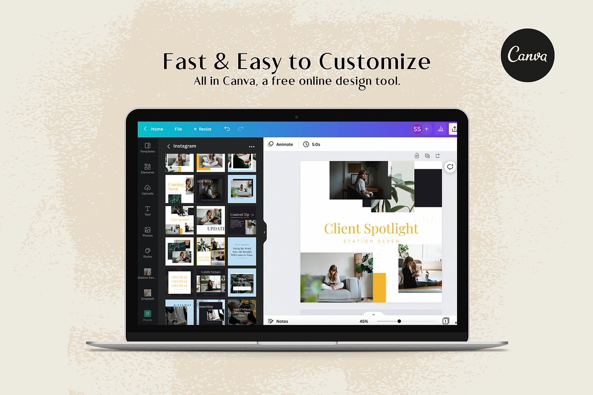 Social Media Canva Bundle - Nova, a Social Media Template by Station Seven (Photo 8 of 8)