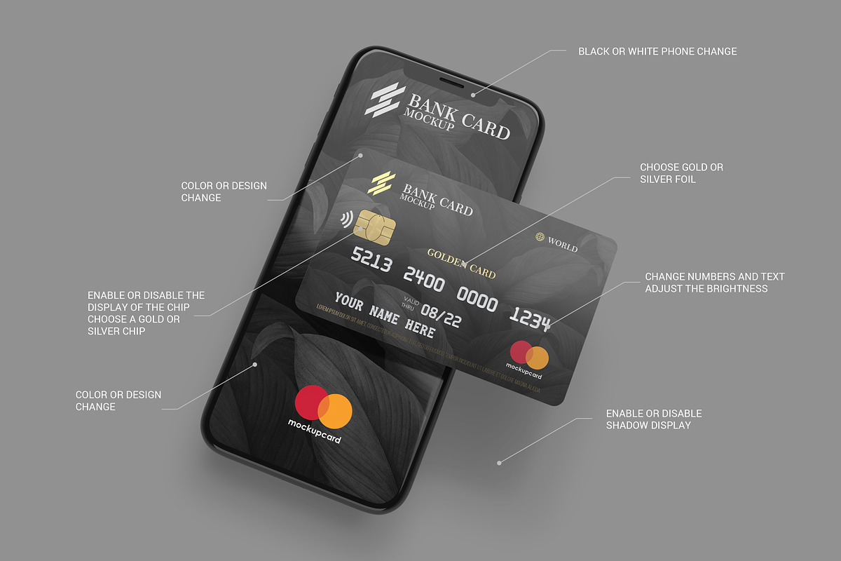Plastic Card Mockup, a Mockup by Seven Lights (Photo 2 of 16)