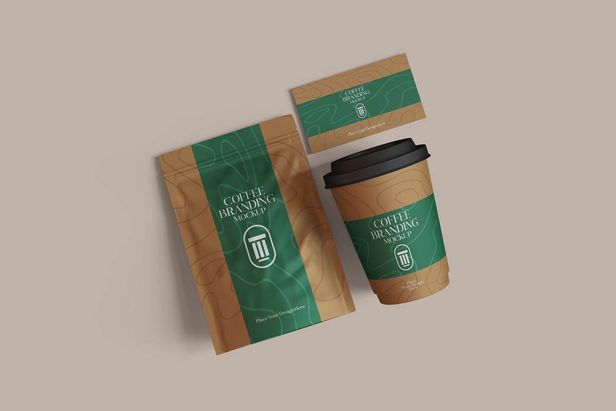 Coffee Branding Mockup, a Product Mockup by MrLetters (Photo 3 of 5)