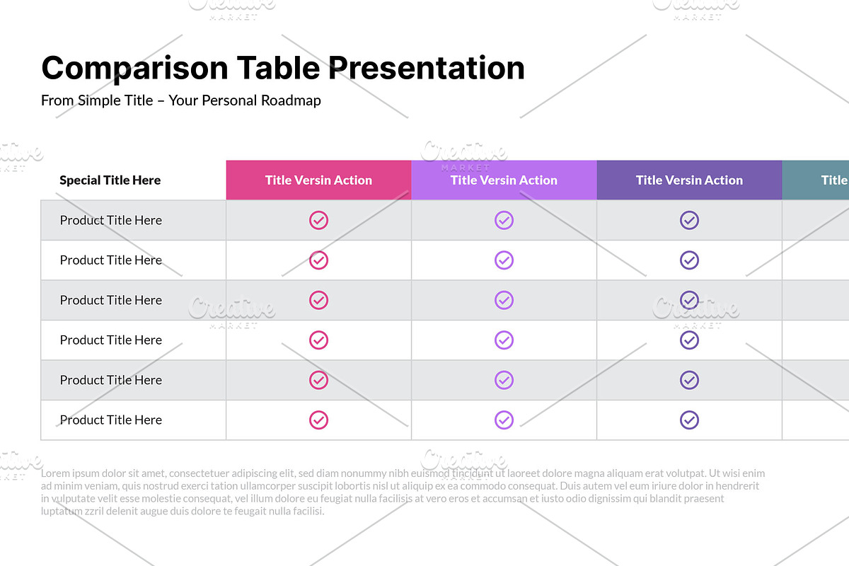 Comparison Table for Photoshop preview 7