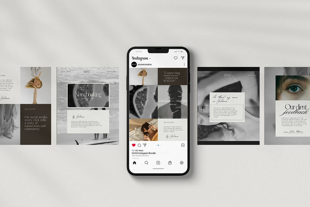 Social Media & instagram Bundle, a Social Media Template by Amaré Creative (Photo 7 of 10)