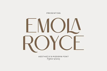Emola Royce - Aesthetic Font