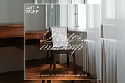 Single white frame interior mockup, a Merchandise Mockup by MCKP*ME (Thumbnail 3 of 3)