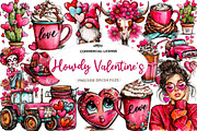 Howdy valentine's Sublimation, an Illustration by CreationArt (Thumbnail 1 of 6)