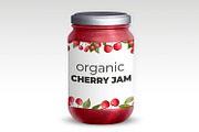 Watercolor Cherry Clipart, a Decorative Illustration by NancyDzines (Thumbnail 3 of 3)