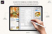 Step By Step Tutorial Bundle, a Brush Add-On by Julia Dreams (Thumbnail 2 of 7)