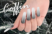 Press-On Finger Nail Wrap Art Mockup, a Mockup by HaywireMedia & Mockups (Thumbnail 3 of 4)