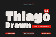 CS Thiago Drawn, a Sans Serif Font by Craft Supply Co. (Thumbnail 1 of 8)