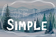 Lazy Paper Cut Four Bundle Font, a Handwritten Font by Tanondesign (Thumbnail 2 of 8)