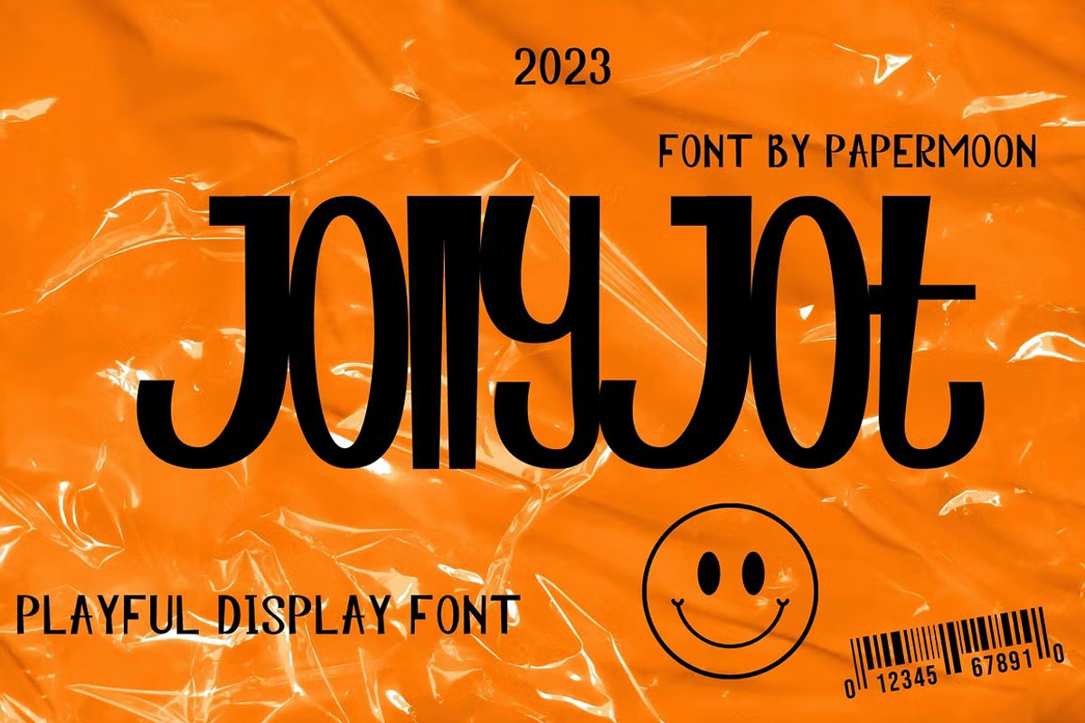 JollyJot Playful Display Font, a Handwritten Font by GearShift (Photo 1 of 6)