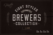 The Brewers Font Collection, a Sans Serif Font by Hustle Supply Co. (Thumbnail 1 of 9)