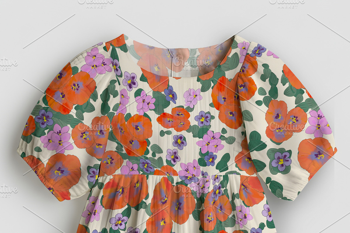Baby Girl Dress Mockup, a Shirt Mockup by Nora Gad (Photo 15 of 15)
