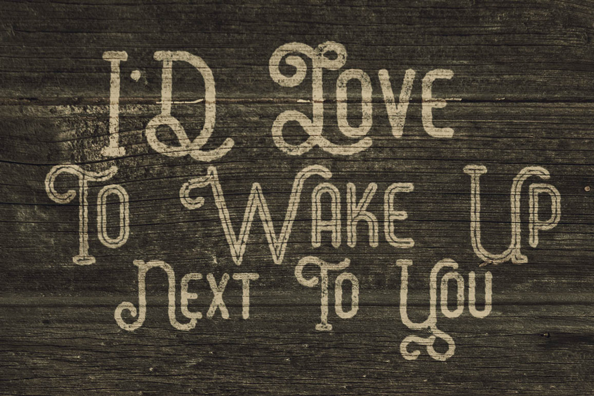 Mocca - Vintage Style Font preview 5