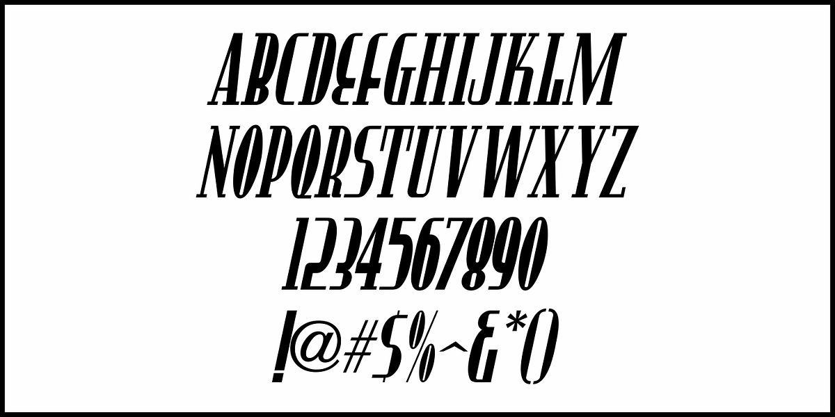 Unusually Deco JNL, a Font by Jeff Levine Fonts (Photo 5 of 5)