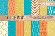 Beach Colour 48 Pattern Set, a Pattern Graphic by Pip Sweet (Thumbnail 1 of 3)