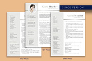 Professional Resume Template, CV, a Resume Template by VictoriousVita (Thumbnail 4 of 8)