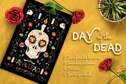 Hand Drawn Day of the Dead Set, a Graphic by Cienpies Design (Thumbnail 1 of 7)