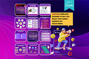 160 NFT Post - Canva Template, a Social Media Template by Viral Content Design (Thumbnail 2 of 13)