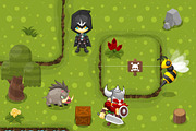 Assassin & Viking - Game Sprites, an Illustration by pzUH (Thumbnail 5 of 5)