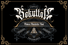 DB Bokutton Blackletter Typeface