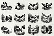 Mallard Duck SVG Graphics Bundle, an Animal Illustration by DENIDigitalArtSudio (Thumbnail 2 of 5)
