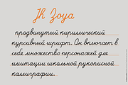 JH Zoya cyrillic font, a Script Font by JH  Fonts (Thumbnail 2 of 12)
