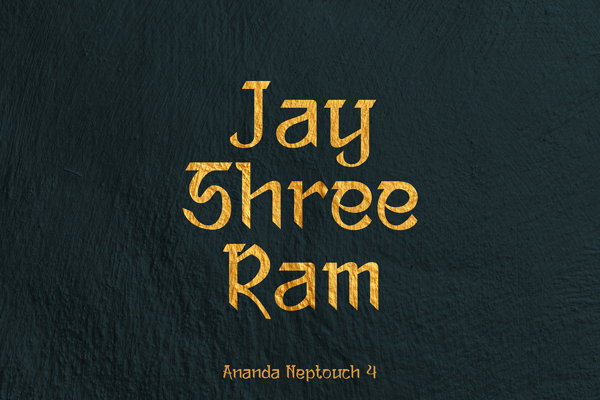 Ananda Neptouch 4 - Font, a Font by aannda (Photo 5 of 10)
