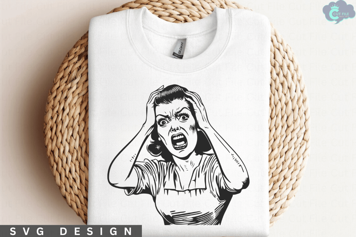 Sassy Retro Housewife SVG, a Graphic by Cut File (Photo 1 of 3)