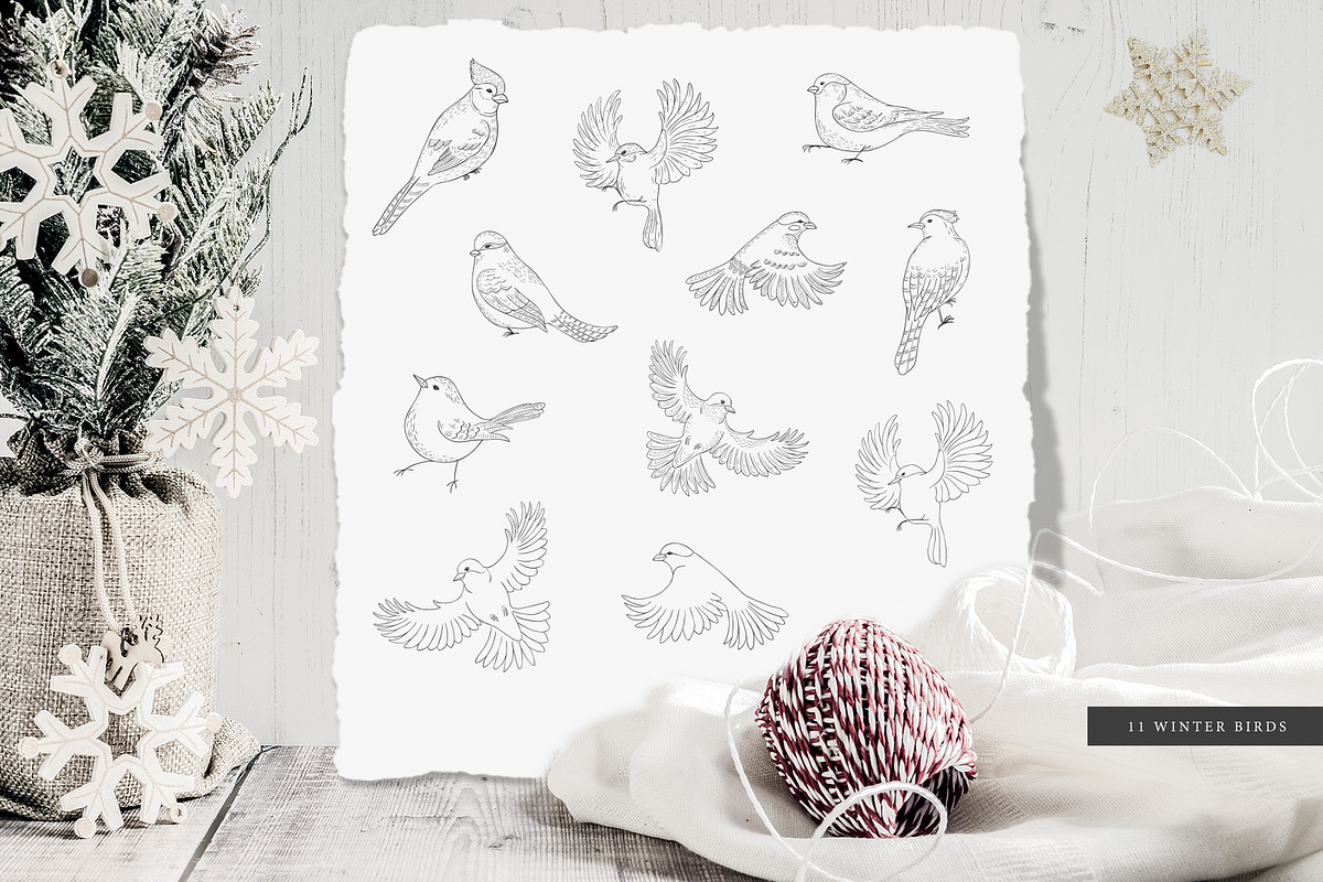 Сool CHRISTMAS Bundle., a Seasonal Illustration by Designwork (Photo 25 of 73)