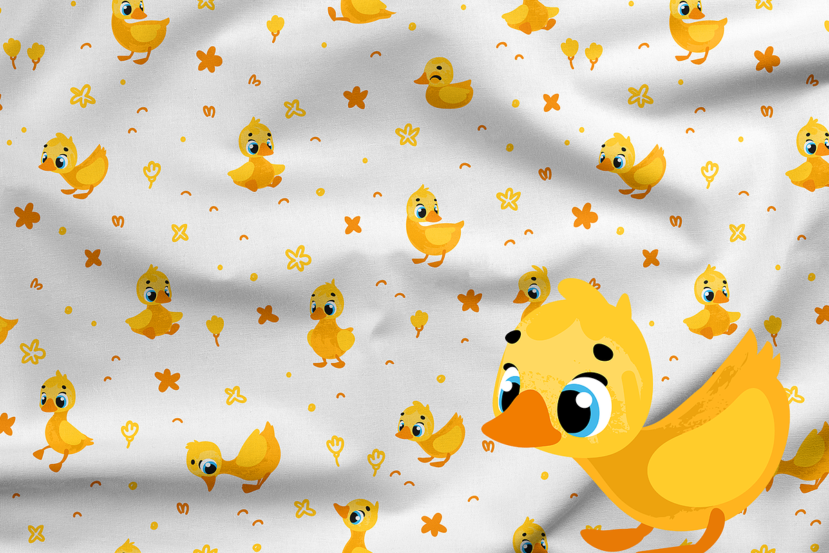 Ducks and ducklings, an Animal Illustration by tata_ota (Photo 9 of 9)