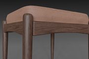 Chair with brown leather pillow, a Furniture 3D Model by NojskaAksjon (Thumbnail 17 of 20)