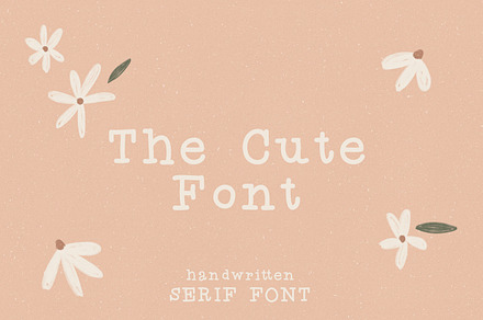 Little Summer Cute Font | Serif Fonts ~ Creative Market