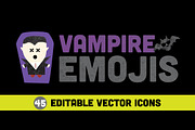 Vampire Emojis, an Emoji Icon by Kanga & Moose (Thumbnail 1 of 4)