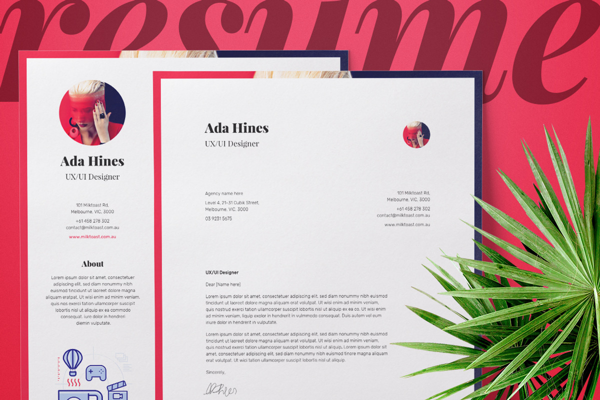 Resume/CV and Cover Letter, a Resume Template by Milktoast (Photo 4 of 4)