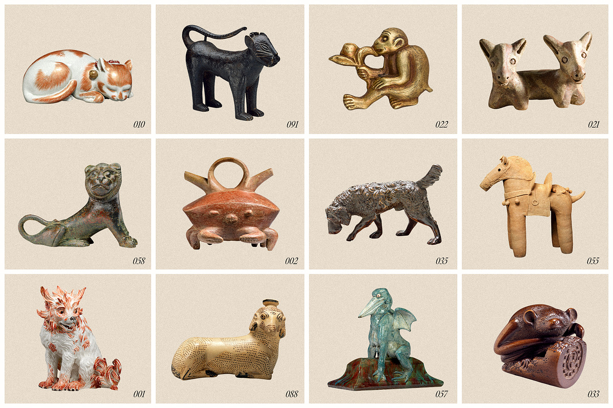Whimsy of the Past: Vintage Animals, an Object Graphic by Dina Mae (Photo 3 of 9)