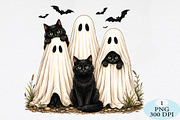 Cowgirl Ghost BOO Western PNG, a Seasonal Illustration by Daily.Designs (Thumbnail 1 of 5)