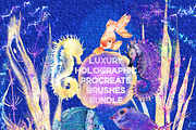 240 Holographic Procreate Bundle, a Brush Add-On by Manifesto Design Gallery (Thumbnail 12 of 12)