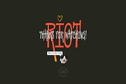 Riot, a Handwritten Font by True Story Letterworks (Thumbnail 10 of 10)