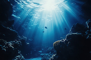 Exploring the vibrant underwater world of coral reefs filled with marine life a, a Photo by AlyaAnd