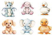 Stuffed Animals Clipart PNG, an Illustration by SinaCreation (Thumbnail 3 of 5)