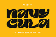 Navycula Font - Twist bold, a Serif Font by giemons™ (Thumbnail 1 of 10)