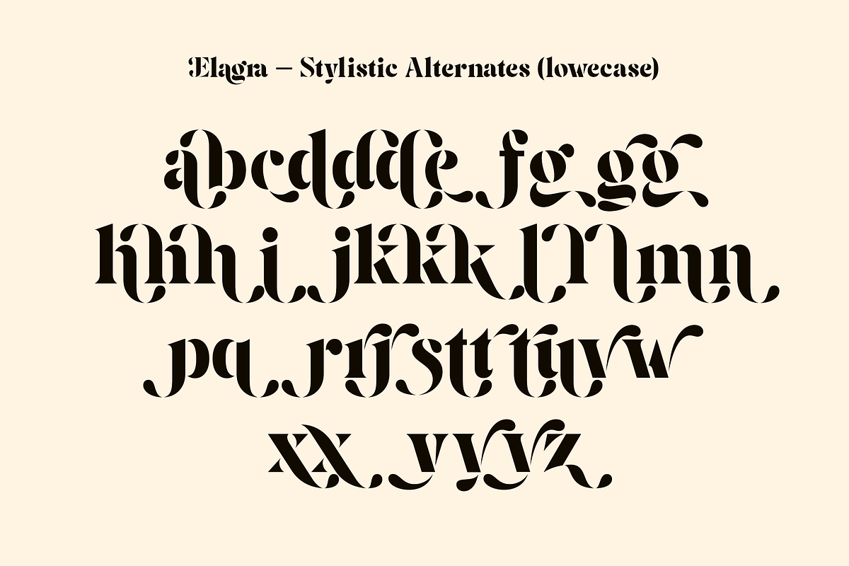 Elagra - Elegant Stencil Serif Font, a Serif Font by Sign Studio (Photo 13 of 15)