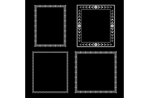 Set of decorative frames Elegant, an Illustration by RODINA