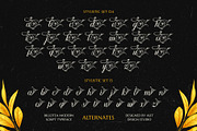 Billotea Typeface, a Script Font by alit design (Thumbnail 8 of 20)