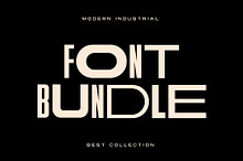 Modern Industrial Font Bundle
